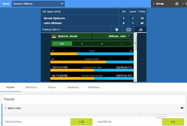 Paddy Power live betting